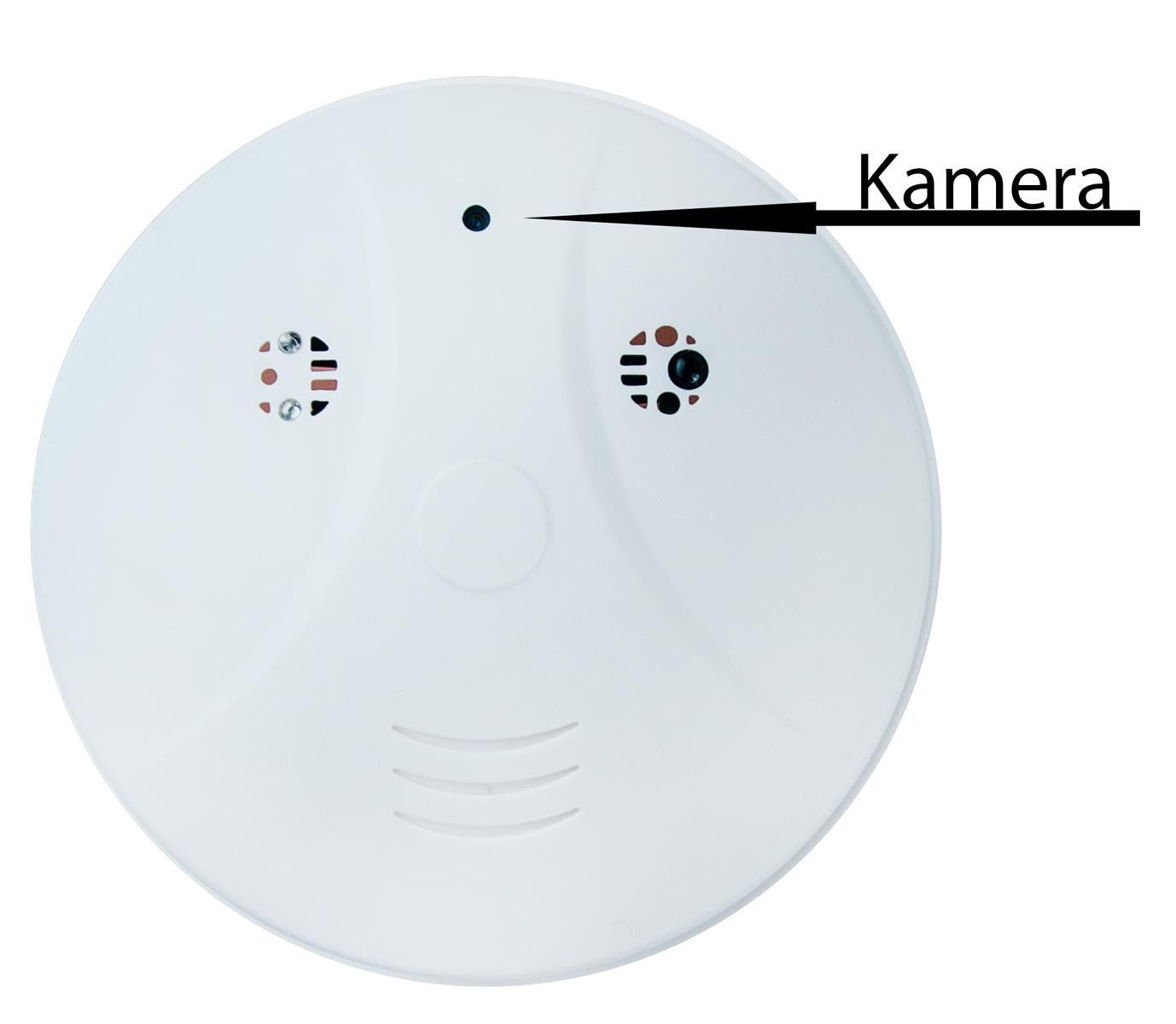 SM01 Überwachungs CAM Kamera Rauchmelder Attrappe 1280x960p mit  Fernbedienung